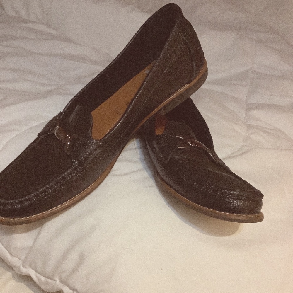 Anne Klein black loafers size 10